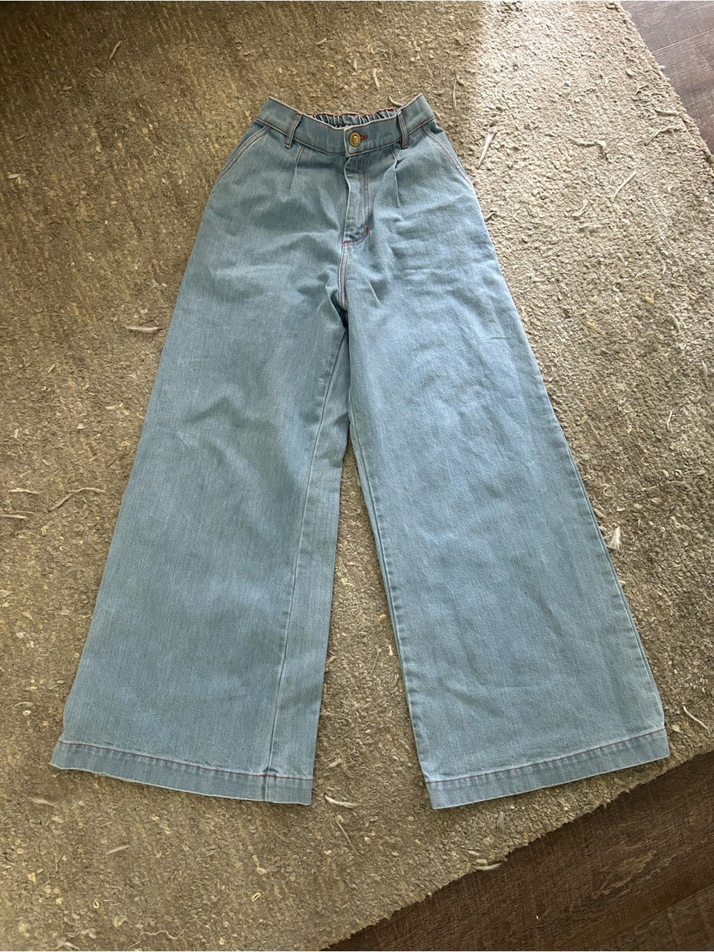 Big Bud Press Light Blue Wide-Leg Jeans